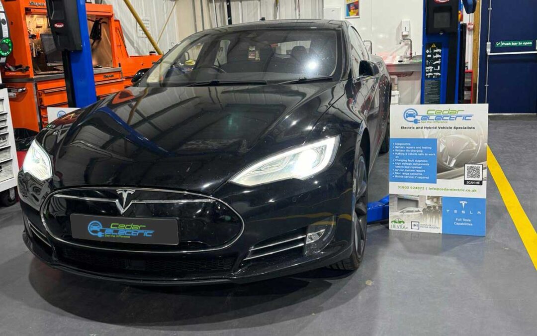 Tesla Reduced Range Message