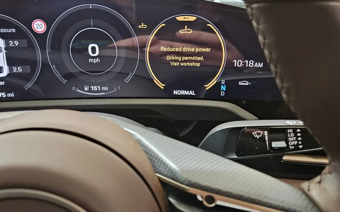 Electric Porsche Taycan Not Starting
