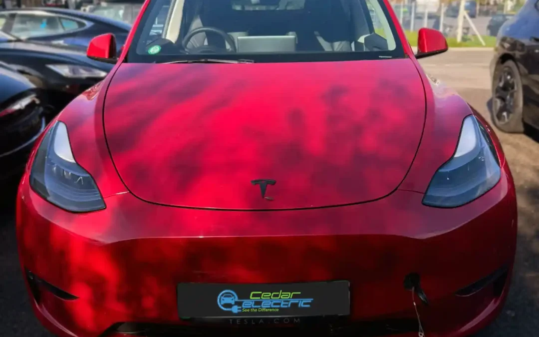 Tesla Model Y With Reduced Power