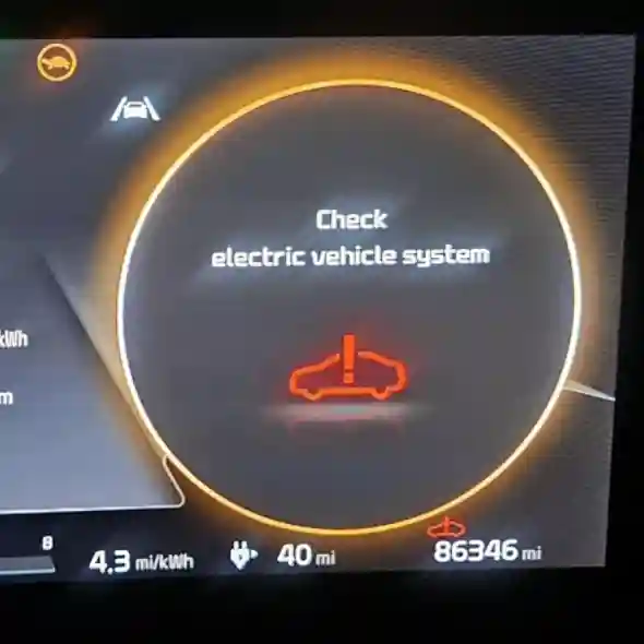 BMW i3 dashboard errors